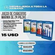 JUEGO DE CUBIERTOS MARWA DE 24 PIEZAS! 🍽️✨ 💲Precio: 15 USD - Img 55672136