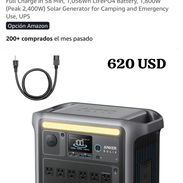 Vendo estación de energía portátil Anker SOLIX C1000 de color gris oscuro, con una capacidad de 1,056 Wh nuevo new - Img 58084198