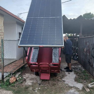 🛺 JINPENG SOLAR - 1500W/100km - 500kg - PANEL SOLAR 600W - ¡EXTENSOR 5000W! - 4/5
