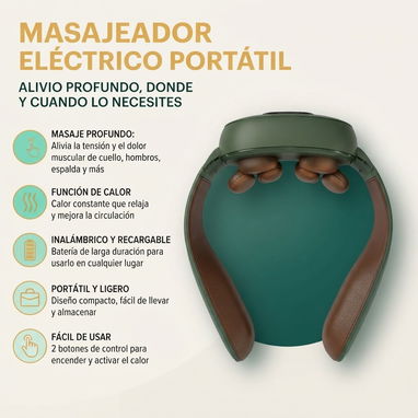 Masajeador multifuncional para el cuello - 3/6
