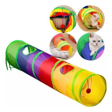 Túnel de colores para mascotas/ 2 vías - 4/5