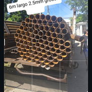 🐊🐊Tubos de1pulgada y cuarto de 6 m de pared gorda maxima caldiad . - Img 57426338