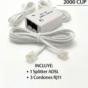 Para Telefono fijo y Nauta Hogar spliter + 3 cordones de línea por un Precio de 2000 cup - Img 55252811
