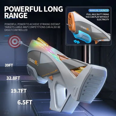 Pistola de Agua Eléctrica Shark MK1 - Velocidad y Potencia en Cada Disparo | Prepárate para g... | videojuegoshabana.com - Img 122922675