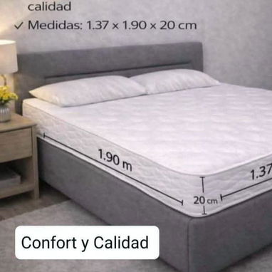 Rebaja de colchones sellados al vacío con transporte sin costo regalo una pareja de almohada y cinco refrescó - Img 120992622