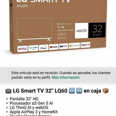 Venta de televisores LG de 32 y 43 pulgadas - Img 124015986