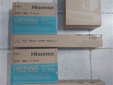 📥 Hisense Calidad Extrema/240W/Subwoofer Inalambrico/Surround HD 3D Dts/Roku/Bluetooth/Salida Óptica/USB/.OKM  en 📦 - Img 64779648