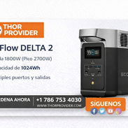 EcoFlow DELTA 2 con 1024Wh, 1800W - Pico 2700W, Batería LiFePO Expandible hasta 3kWh Estación de Energía Portátil - Img 55158082
