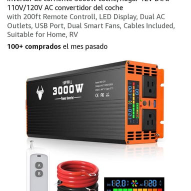 Vendo Convertidor- Inversor 3000W - 2/2