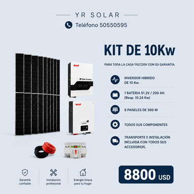 🔥🔥🔥LOS MEJORES PRECIOS EN KIT SOLARES PROFESIONALES CON"🔆YR Solar"  ✅El precio incluye el montaje y contrato con tod - 4/6