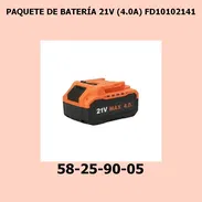 PAQUETE DE BATERÍA 21V (4.0A) FD10102141 - Img 55729305