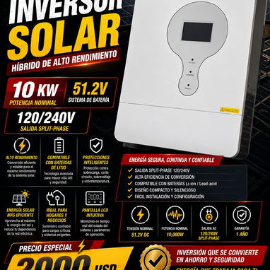 ☀️ Paneles solares 🔌 Cables fotovoltaicos 🛡 Protectores de línea ⚡ Transfer automáticos y manuales 🔋 Inversores 🔧 Cu - Img 121054775
