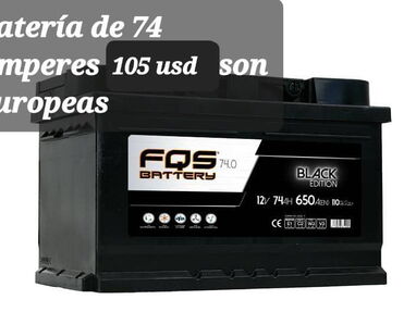 Baterías 12v 74amperes.bateria 12v 90amperes - Img 64814584