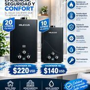 🚿 CALENTADOR DE GAS 10 Y 20 LITROS – MILEXUS 🔥 ¡Dile adiós a las duchas de agua fría! 💧 Renueva tu hogar con los ca - Img 57847683