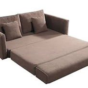 Sofá cama ( esponja + poliester) gris oscuro en 661 usd - Img 57920836