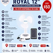 Ventilador recargable Royal 12" - Img 55740400