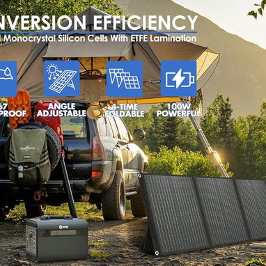 PPQ iSolar 100W panel solar portable - Img 124225081