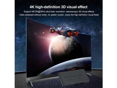 🛍️ Splitter 1x4 (4K) GAMA ALTA ✅ Divisor HDMI Súper CALIDAD a ESTRENAR Splitter HDMI de 4 Salidas NUEVO Spliter 4K - Img 57204827