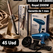 Rizador para Cabello Royal + Secador de Cabello Royal 2000W, Garantía de 1 mes, Entrega por un mínimo costo adicional - Img 54488045