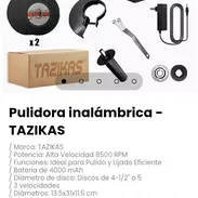 Pulidora inalámbrica - TAZIKAS. Marca: TAZIKAS - Img 56759017