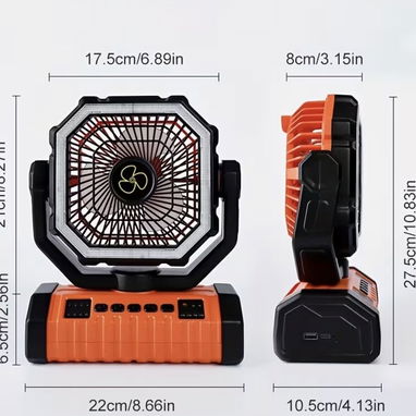 VENTILADOR RECARGABLE F6S y X11 de 20000mha - 5/6
