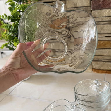 Set de Dulceras de Cristal para postre 1 grande y 6 pequeñas - 5/5