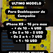 RSIM ÚLTIMO MODELO Para Desbloquear de Compañía iPhone XS - 16 pro max - Img 47563703