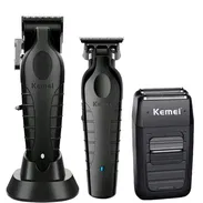 ✨ Kit Profesional Kemei 3 en 1 – Corte, Detallado y Afeitado ✂️🪒 - Img 54625566
