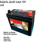 Baterías de 40 amp nueva en su caja perfectas para  Kia Picanto - Img 45677276
