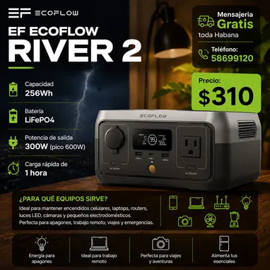 EcoFlow Deltas , Bluett, Anker e Ventilador Recargable - Img 128042785