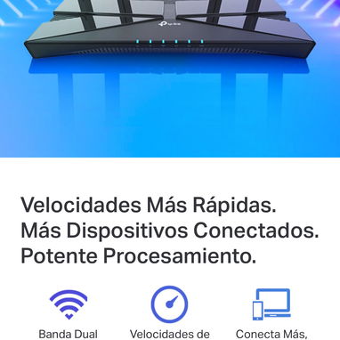 ROUTER TP-LINK AX1800 WIFI DUAL BAND 1.8GB WAN + LAN GIGABIT VPN SERVER Y CLIENTE WIREWARD 63142460 - Img 127526999