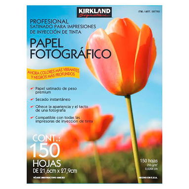 PAPEL FOTOGRÁFICO KIRKLAND - Img 105141175
