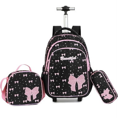 Sets de mochilas de rueditas, lonchera y cartuchera - 5/8