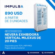NEVERA EXHIBIDORA VERTICAL MILEXUS 20 PIES - Img 55273387
