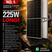 ☀️ LONGI ☀️ PANEL SOLAR 225W MONOFACIAL LONGI. MENSAJERÍA CON FACTURA Y GARANTÍA. 📲 54833699 - Img 55753053