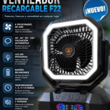 Ventiladores recargables - 2/8