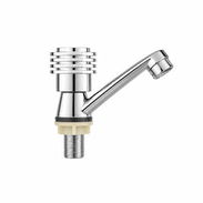 Llave Lavamanos Cromada SPC 7cm 1/2, SPC Grifo Lavamanos 7cm 1/2 Pulgada VPT# - Img 56757899