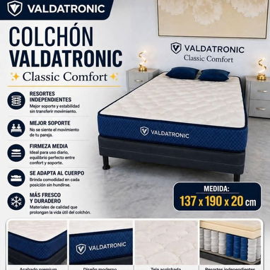 Cama camera + colchón camero sellado al vacio - Img 122936879