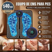 Equipo de electromasaje para pies y abdomen, nebulizador, powerbank, y ventilador de mano - Img 58212499