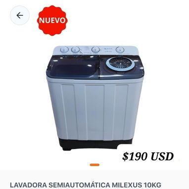 Lavadora semiautomática / 9kg - Img 120167147