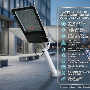 Lámpara Alumbrado Público VivamaxIP65 con Mando a Distancia y panel Solar Precio $190 USD Transporte - 2/2