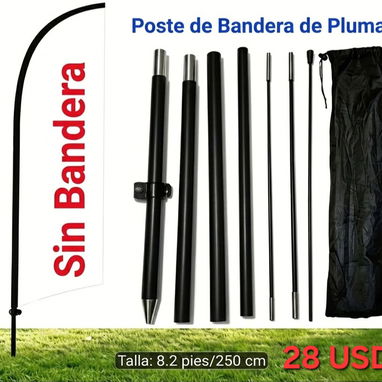 Mastín (Asta) para banderolas de 2.50 m - 4/4