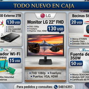 -Discos HDD externos 2tb marca ADATA (130usd) -Fuente Seasonic de 350W Certificado 80 Plus bronce (50usd) -Monitor 22" m - Img 56539531