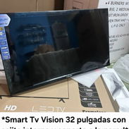 smart tv vision 32 pulgadas con cajita y soporte. yoarley 💯 - Img 56786057