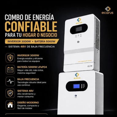 Combo de Energía para tu hogar o negocio (Inversor + Batería) - 2/4