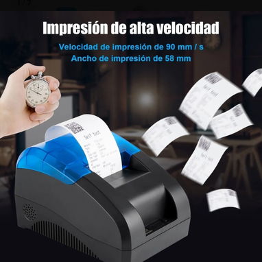 Impresora térmica de ticket USB Bluetooth 58757374 - Img 75271319