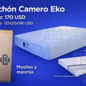 Colchón EKO AD-P20 - Semiortopédico  • Marca: EKO • Modelo: AD-P20 • Envío: Gratis a toda La Habana • Formato de colchón - 6/10
