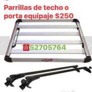 PARRILLAS PORTA EQUIPAJE /ADAPTABLES A TODOS LOS AUTOS /ORIGINAL DE ALUMINIO - Img 45370094