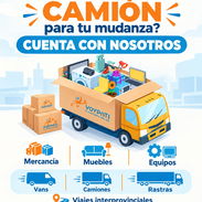 Transporte para mudanzas/ traslado de mercancía/ servicio de mensajería para negocios o entregas personales - Img 57683715