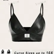 🪄Top tipo sujetador de tirantes finos. 📍Precio :13 usd . El negro talla grande - Img 49633408